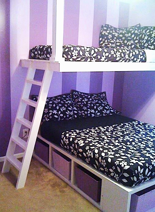 Floating Bunk Bed Ana White 1672